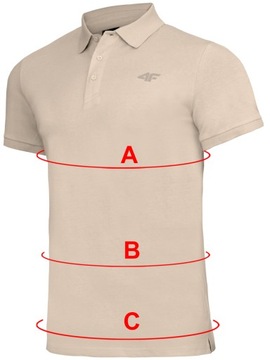 Мужская рубашка-поло 4F M129 Хлопковая футболка-поло Limited XL