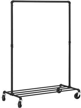 WIESZAK UBRANIOWY LOFT INDUSTRIALNY CZARNY METAL