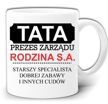 PREZENT PREZES TATA DZIEŃ TATY + PUDEŁKO GW646