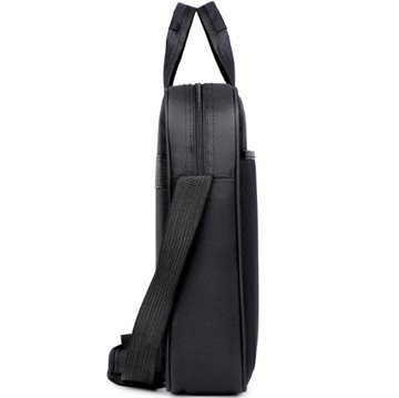 СУМКА ДЛЯ НОУТБУКА 17,3 ДЮЙМА, ЧЕРНАЯ, БОЛЬШАЯ ВМЕСТИТЕЛЬНАЯ, ЛЕГКАЯ СУМКА НА НАРЕМЕННО