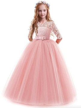 SUKIENKA ELEGANCKA WIZYTOWA KORONKA DŁUGA 104