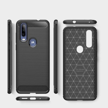 TECH-PROTECT TPUCarbon etui do Motorola One Action