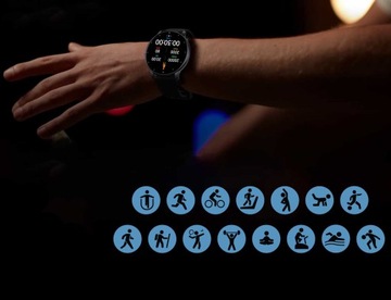 Zegarek Smartwatch Męski ROZMOWY Luksusowy Pulsometr PULS SMS FB 4 KOLORY