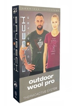 МУЖСКАЯ ТУРИСТИЧЕСКАЯ ФУТБОЛКА BRUBECK WOOL PRO -XL