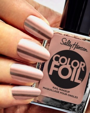 Цветной фольгированный лак для ногтей Sally Hansen Rose Beam 100