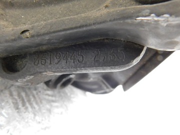 NÁPRAVA ZADNÍ / DIFER 2,65 - MERCEDES TŘÍDA C W204 2.2 CDI