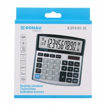 Калькулятор офисный DONAU TECH, 10-значный.