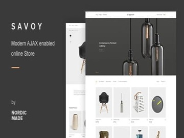 Szablon Savoy - Minimalist AJAX WooCommerce Theme