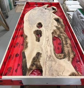 эпоксидная смола для заливки столов литейная бесцветная 1см 4кг