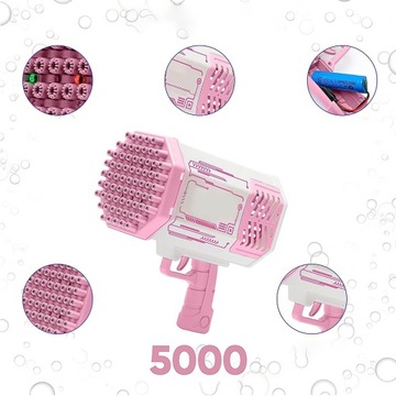 ПИСТОЛЕТ-ПИСТОЛЕТ ДЛЯ МЫЛА ОРУЖИЕ ДЛЯ ПУЗЫРЕЙ БОЛЬШОЙ ПУЗЫРЬ БАЗУКА