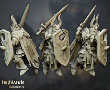 Highlands Miniatures Varyag Chaos Warriors CMD (3 модели)