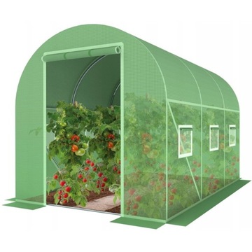 TUNEL FOLIOWY 6m2 SZKLARNIA OGRODOWA NAMIOT 3x2m UV-4 FOLIA WARZYWNIAK