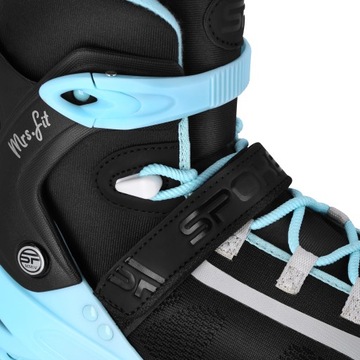 Роликовые коньки Spokey MrsFIT ABEC-7 Carbon женские, размер 39