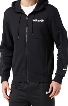 Bluza męska NIKE czarna sportowa wygodna rozpinana na zamek