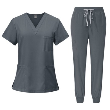 DAMSKI KOMPLET UNIFORM MEDYCZNY KOSZULKA SPODNIE S
