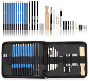 ПРОФЕССИОНАЛЬНЫЙ НАБОР ДЛЯ ЭСКИЗОВ 33-в-1