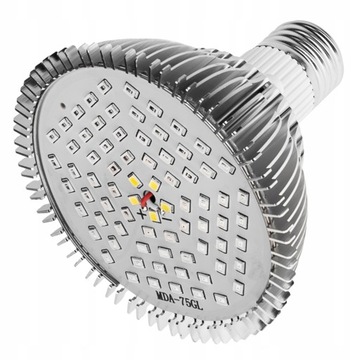 ЛАМПОЧКА ДЛЯ РОСТА РАСТЕНИЙ E27 75LED 30W