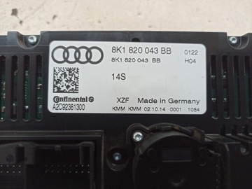 AUDI A4 B8 ПАНЕЛЬ КОНДИЦИОНЕРА 8K1820043BB