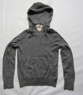 HOLLISTER ORYGINALNA BLUZA SWETER Z KAPTUREM /M