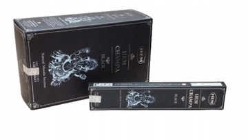 INDYJSKIE KADZIDEŁKA PYŁKOWE HEM CHAMPA BLACK 12 x 15 gram KADZIDŁA