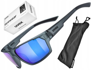 Okulary Uvex Sportstyle 233 Polavision smok/blue S3