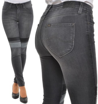 LEE spodnie super SKINNY grey JODEE W28 L31