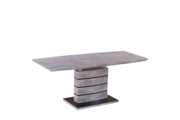 Stół LEONARDO 140(180)x80 efekt betonu rozkładany