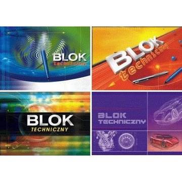 Blok techniczny A4/10k 170g KRESKA