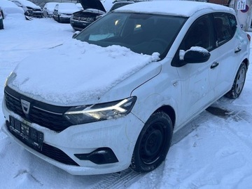 Dacia Sandero III 2022 Dacia Sandero 1.0 benzyna 24 tys km, lekko uszkodzony, zdjęcie 2