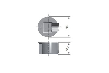 150 MM QUICK ITALIANA ZŁĄCZE DO BLATÓW - KOMPLET