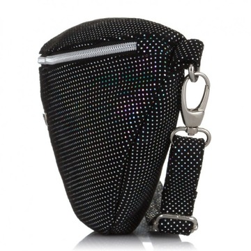 ЧЕРНАЯ КОЖАНАЯ НАСТЕННАЯ СУМКА ЖЕНСКАЯ PAOLO PERUZZI Z-15-C