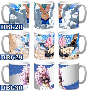 КРУЖКА Dragon Ball FighterZ + ИМЯ и КАРТОН 330мл
