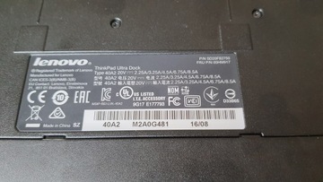 Док-станция Lenovo ThinkPad Ultra 40A2 с ключом