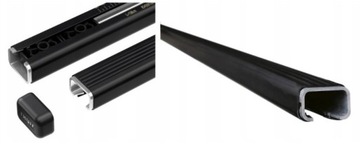 Belki stalowe Thule SquareBar 118 cm czarne poprzeczne do bagażnik dachowy