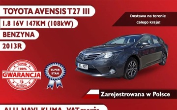 Toyota Avensis III Wagon Facelifting 1.8 Valvematic 147KM 2013 Toyota Avensis 1.8 16V 2013, Kombi, klima, kam...