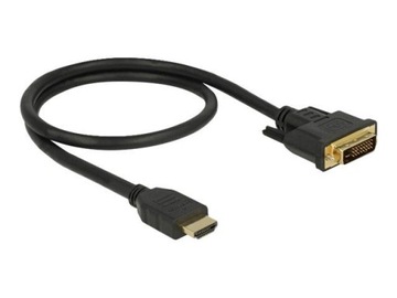 DELOCK 85651 Разблокировка двунаправленного кабеля HDMI-DVI 24+1 0,5 м