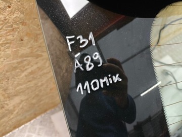 BMW 3 F31 KOMBI VÍKO KUFRU KUFRU Z SKLO (OKNO) BARVA A89 IMPERIALBLAU