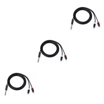 3 zestaw Kabel audio Podwójny obrotowy elastyczny