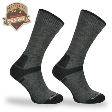 COMODO SKARPETY TREKKINGOWE ZIMOWE WEŁNA MERINO 43-46