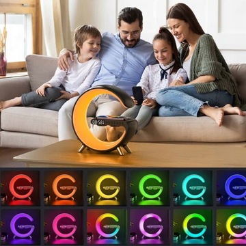 СВЕТОДИОДНАЯ ПОДСВЕТКА БЕСПРОВОДНОЕ ЗАРЯДНОЕ УСТРОЙСТВО BLUETOOTH ДИНАМИК РАДИО