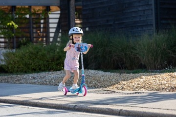 ТРЕХКОЛЕСНЫЙ СКУТЕР С РЕГУЛИРУЕМОЙ МОРОЗОЙ РУЛЬЮ МЕТАЛЛИЧЕСКАЯ РАМА DISNEY