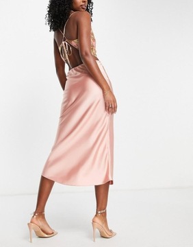 АТЛАСНАЯ ЮБКА МИДИ Asos 32 _NQI