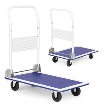 Wózek transportowy platformowy magazynowy 150KG, składany, ręczny
