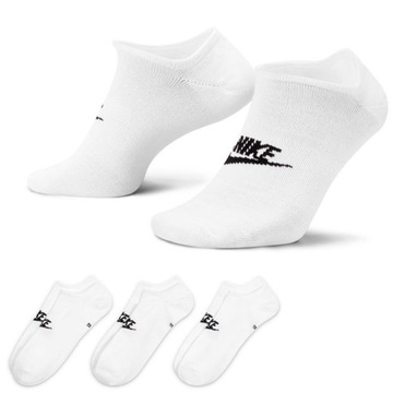 Skarpety Nike Sportswear Everyday Essential 3Pack DX5075 100 biały 38-42 S
