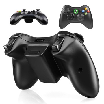 Беспроводной контроллер PAD для XBOX 360 и SLIM/PS3/PC WINDOWS XP/7/8/10 ЧЕРНЫЙ