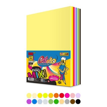 PAPIER DO DRUKARKI A4 KOLOROWY MIX 500 KARTEK
