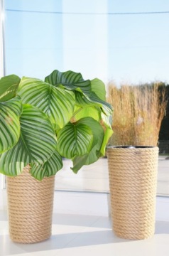 Натуральная джутовая веревка ВЕРЕВКА из джута, 1 метр KERD