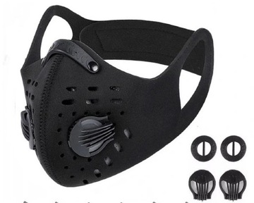 MASKA MASECZKA SPORTOWA ANTYSMOGOWA FILTR
