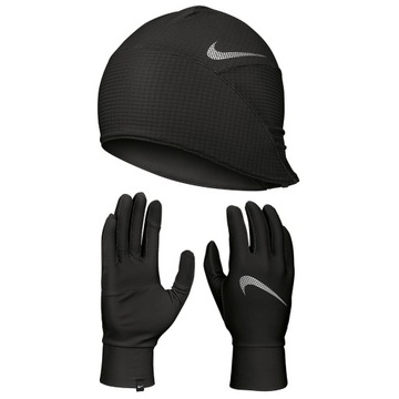 Nike Czapka+Rękawiczki Męskie Zestaw - S/M