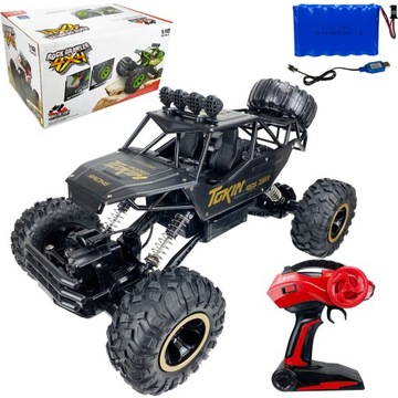 Samochód RC monster truck 39cm zdalnie sterowany terenowy akumulator pilot